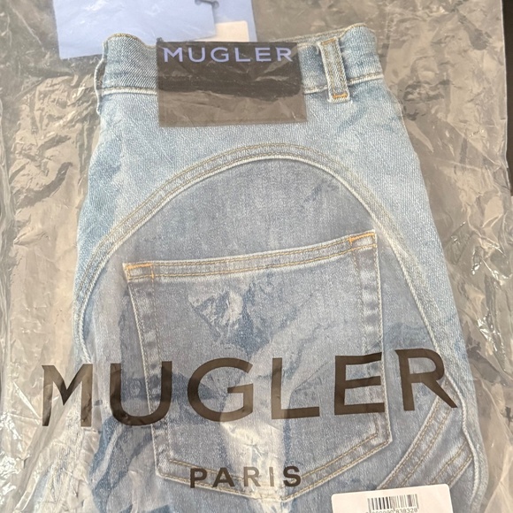 Thierry Mugler Spral panel skinny jeans ,size  40/8 - Picture 8 of 9